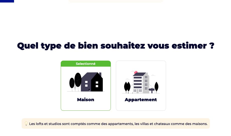 Type de bien pour estimer à Annecy